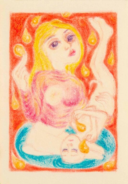 ohne Titel (2 Frauen, 1 steht Kopf) 