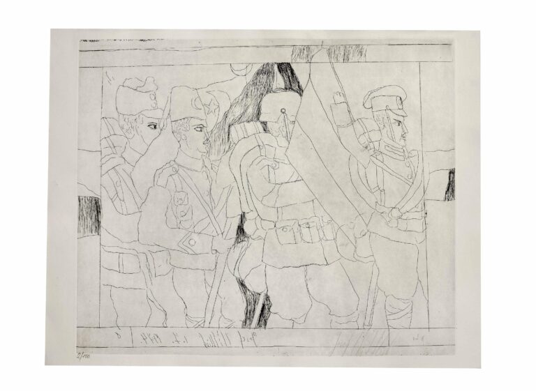 untitled (four soliders) - Josef Wittlich 