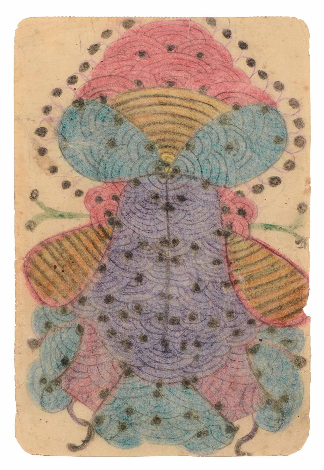 untitled (insect) - Minnie Evans 