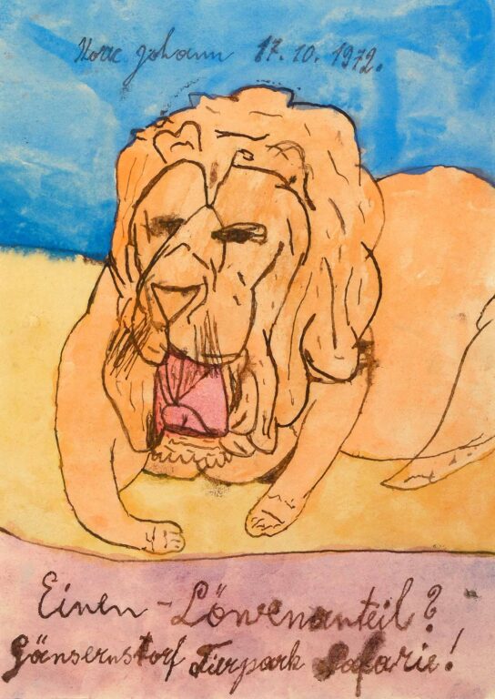 untitled (lion) - Johann Korec 