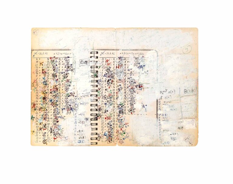 untitled (recto: mathematic sheet 2 / verso: mathematic sheet 2) - Jean-Daniel Allanche 