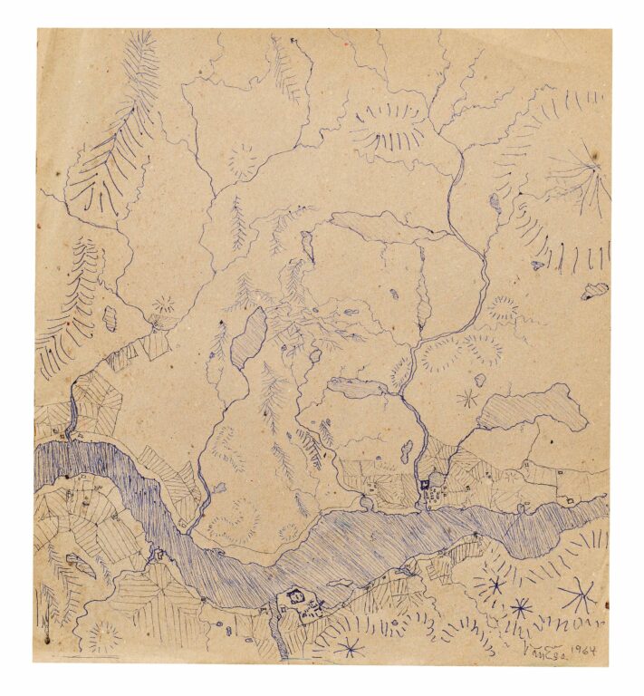 untitled (landscape with river) - Warren A. Van Ess 