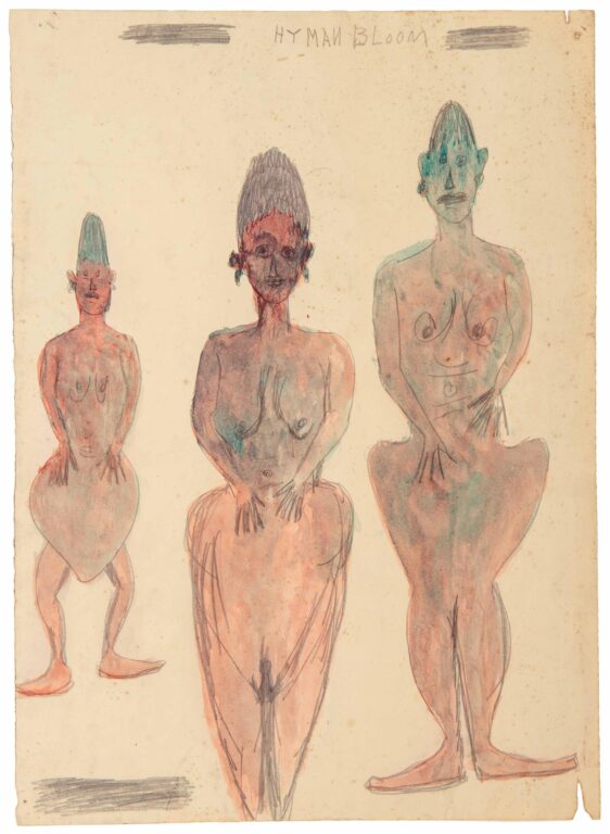 ohne Titel (drei Figuren) - Hyman Bloom 