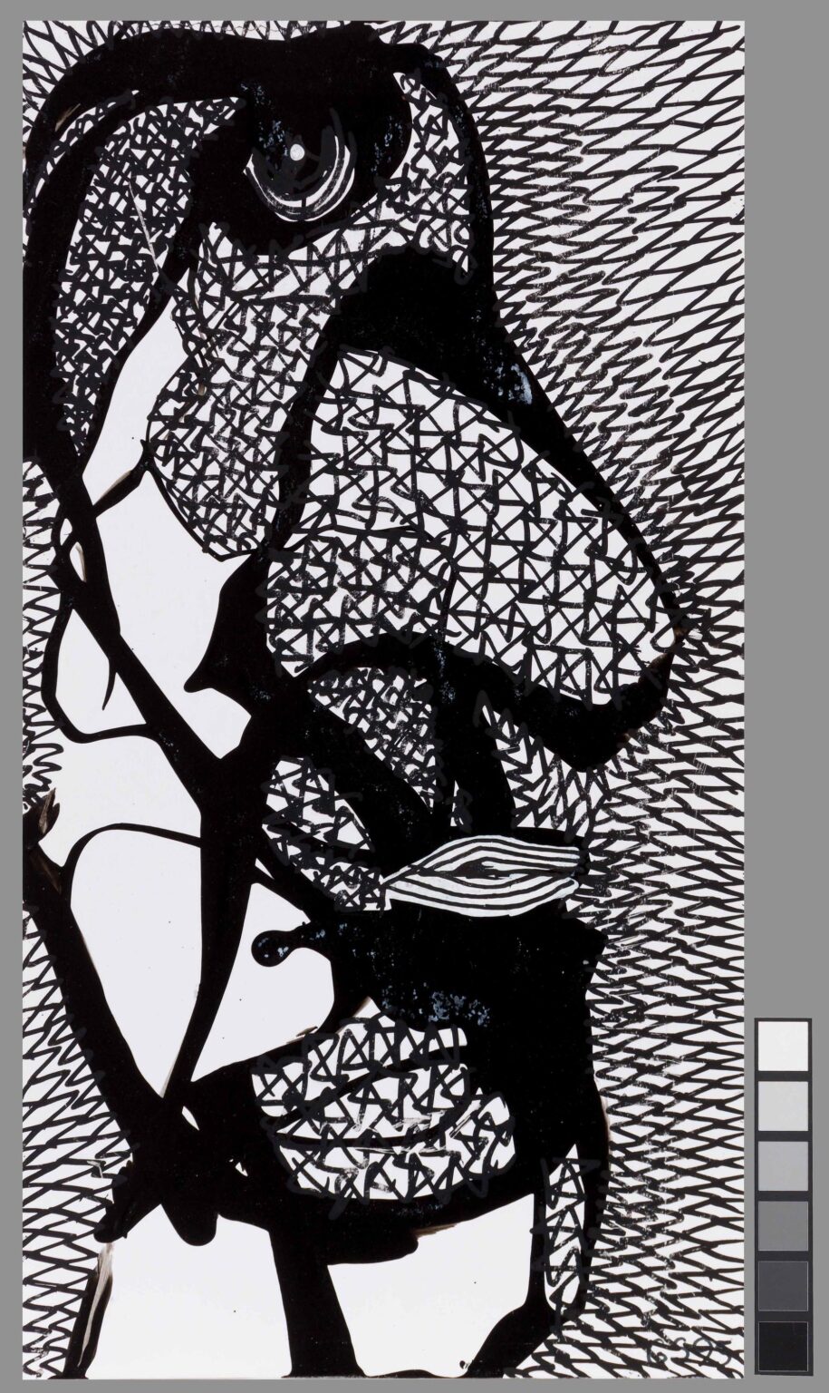 ohne Titel (Mann mit grosser Nase) - Gerard Sendrey 
