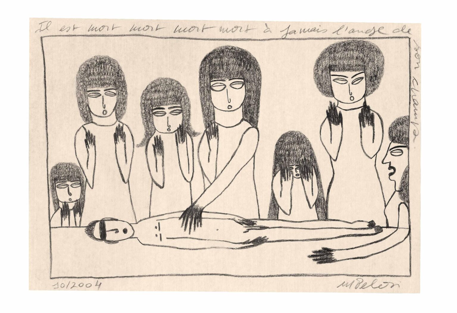 untitled (seven women and bodies) - Marilena Pelosi 