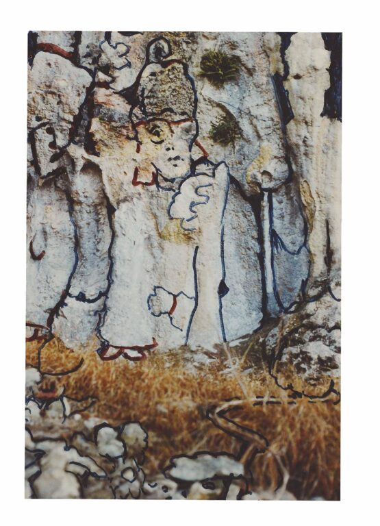untitled (coloured copie, rock) - Franz Huemer 