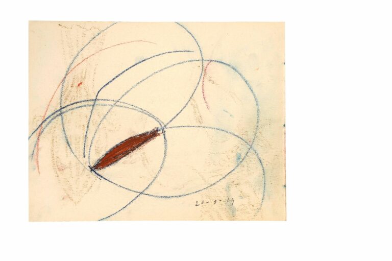 ohne Titel  (recto: abstrakte Kreise / verso: abstrakte Kreise) 