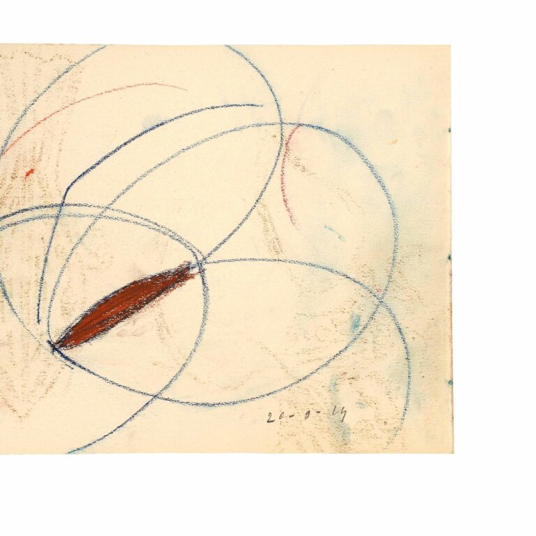 ohne Titel  (recto: abstrakte Kreise / verso: abstrakte Kreise) 