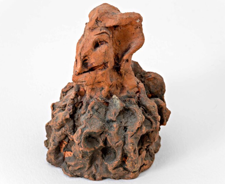 untitled (red witch-face) 