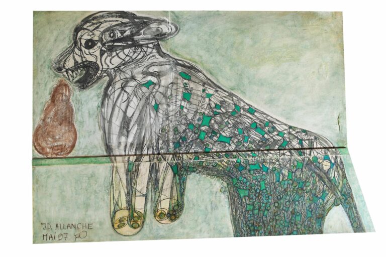 ohne Titel  (Hund) - Jean-Daniel Allanche 
