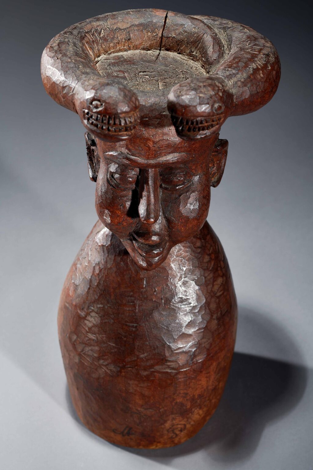 untitled (head with snake) - Pietro Moschini 
