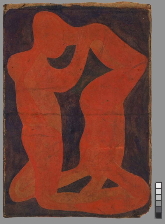 untitled (red figure) - Sava Sekulic 