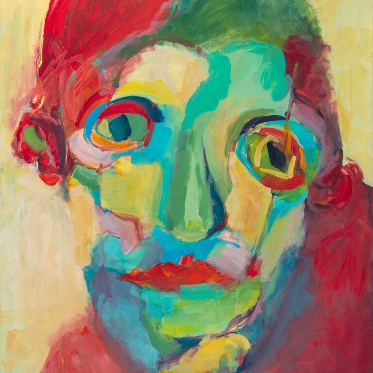 buntes  Portrait 