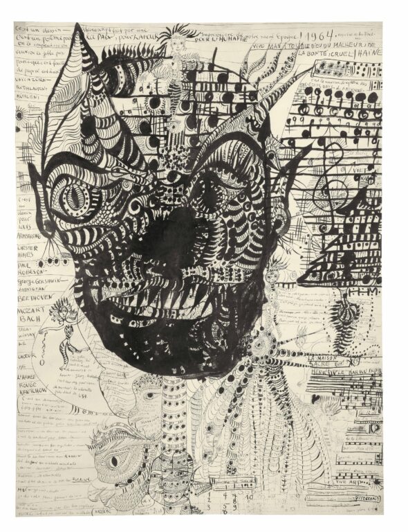 untitled (Kennedy’s death) - Unica Zürn 