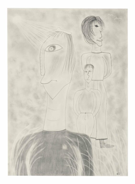 ohne Titel (drei Figuren) - Gudrun Meier 