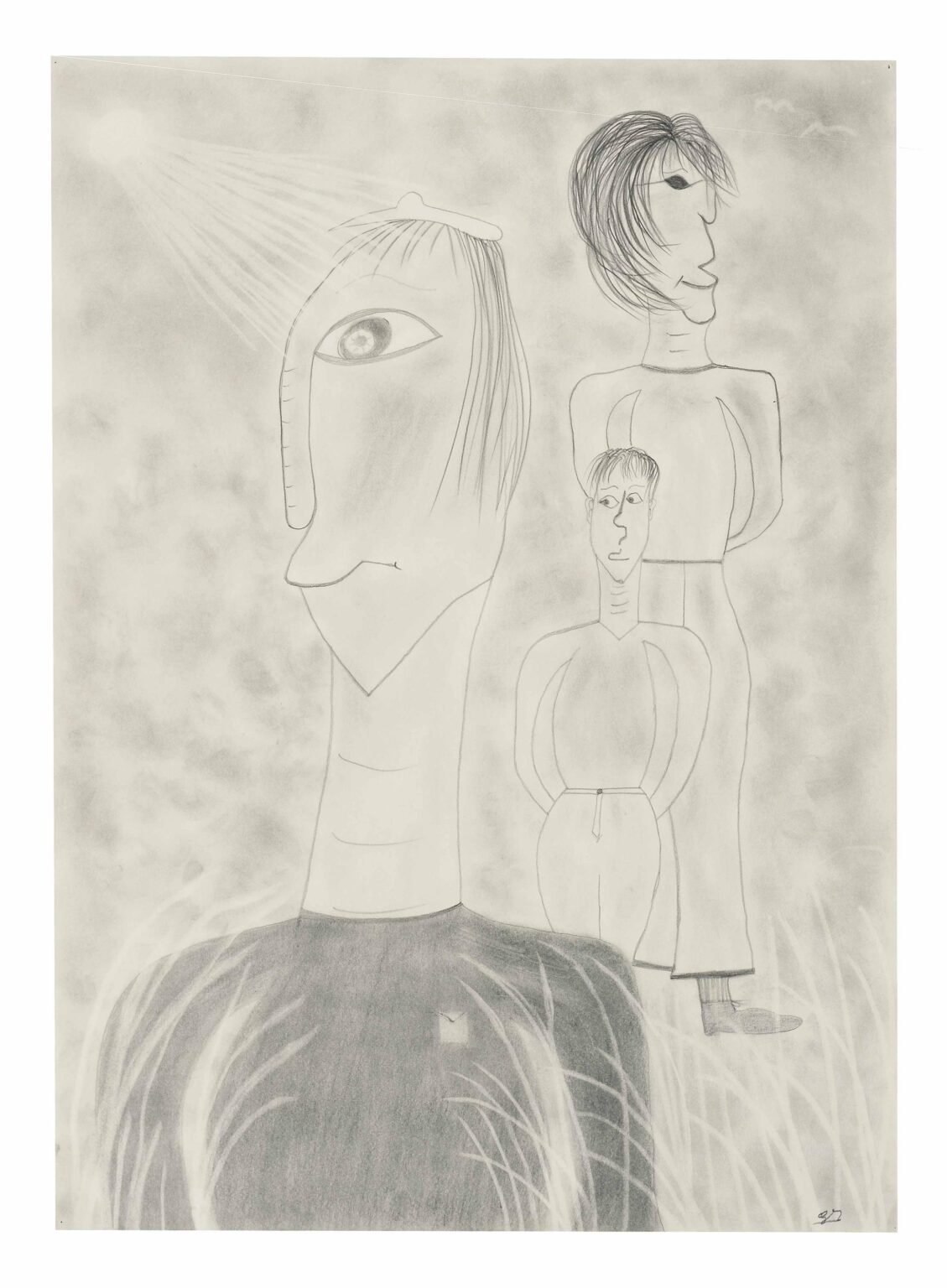 untitled (three figures) - Gudrun Meier 