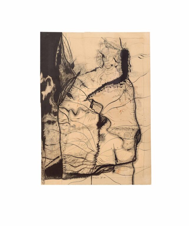 ohne Titel (Frauengestalt) - Unica Zürn 