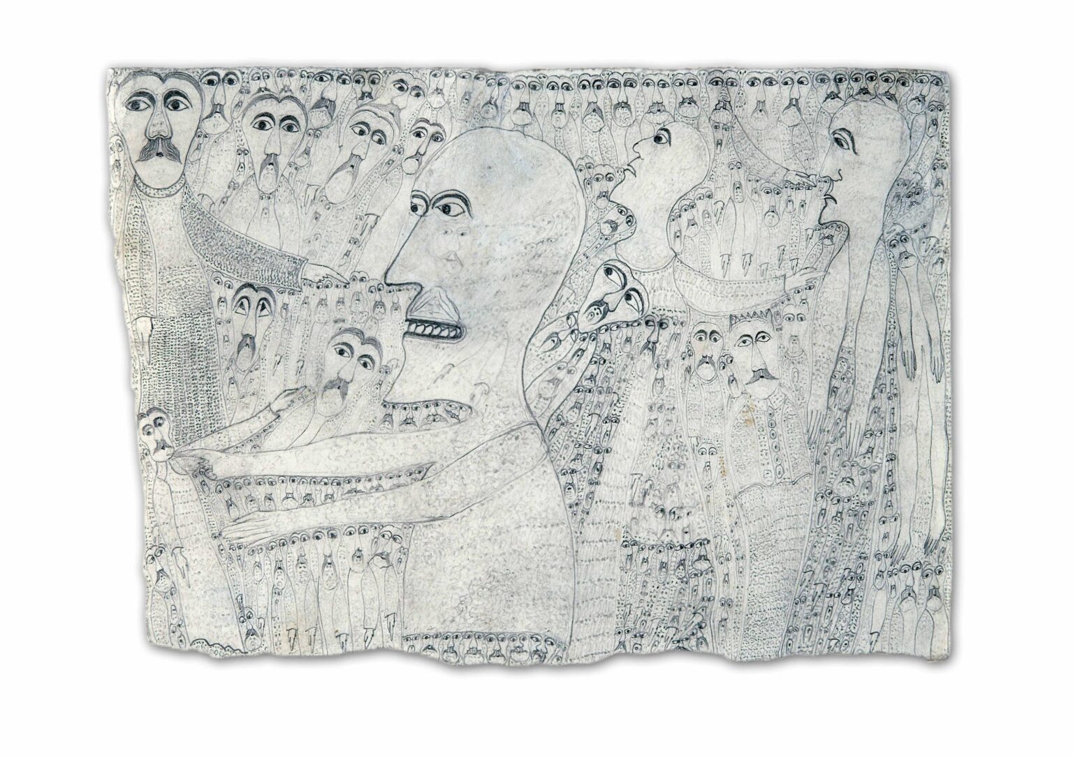 untitled (manly faces) - Edmund Monsiel 