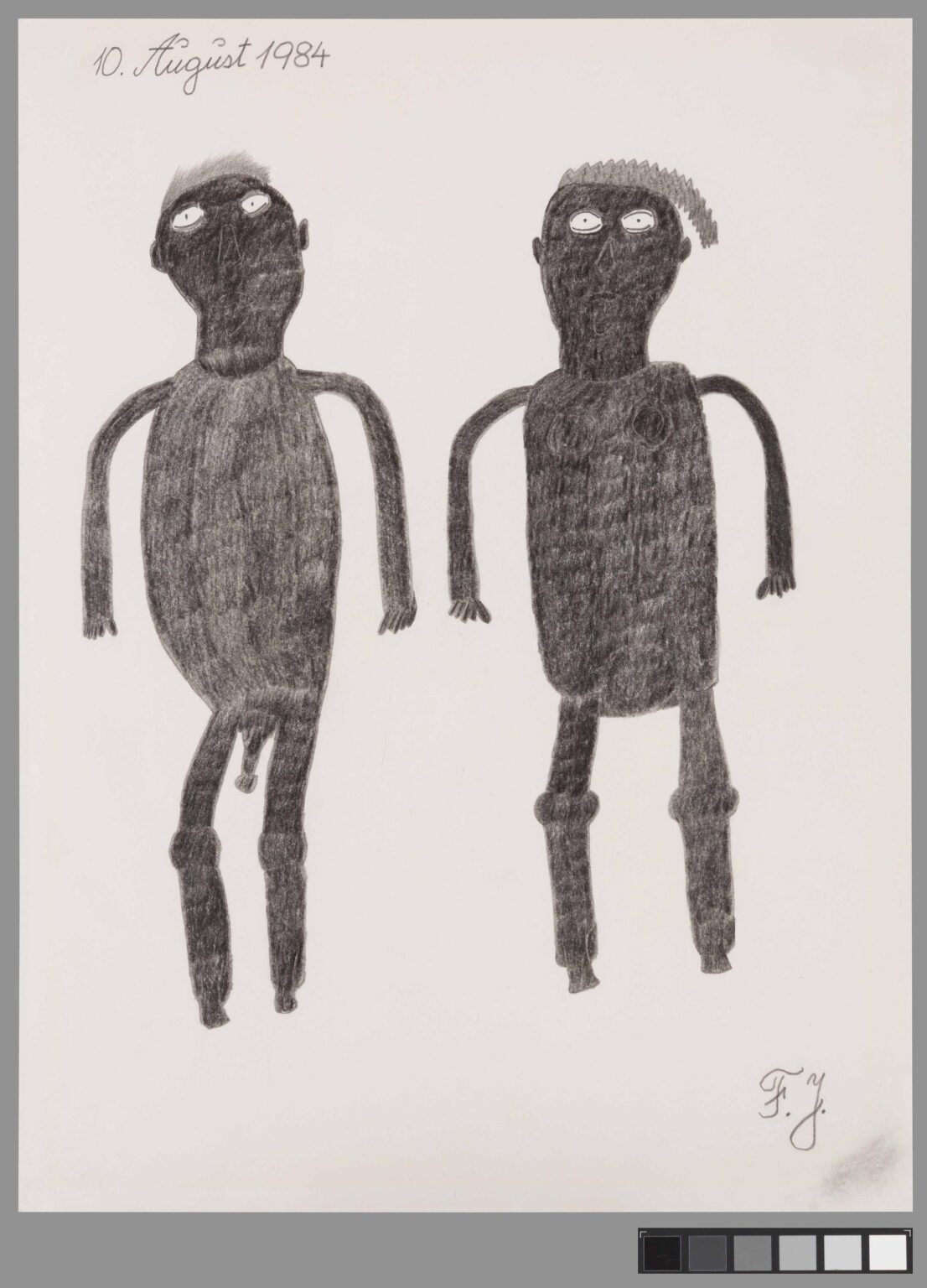 untitled (two black men) - Johann Fischer 