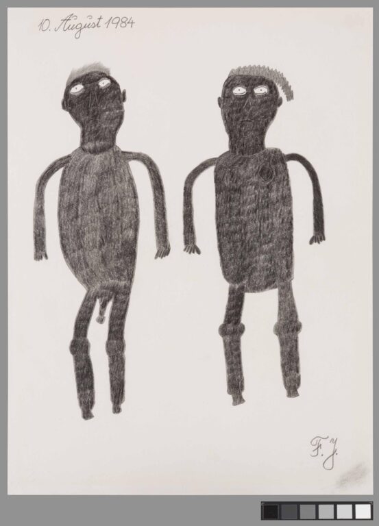untitled (two black men) - Johann Fischer 