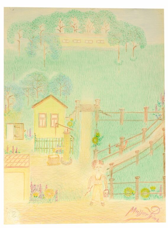 untitled (house / landscape coloured) - Otto Prinz 
