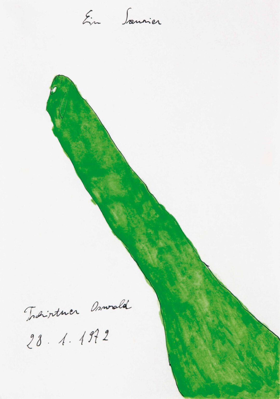 A Dinosaur - Oswald Tschirtner 
