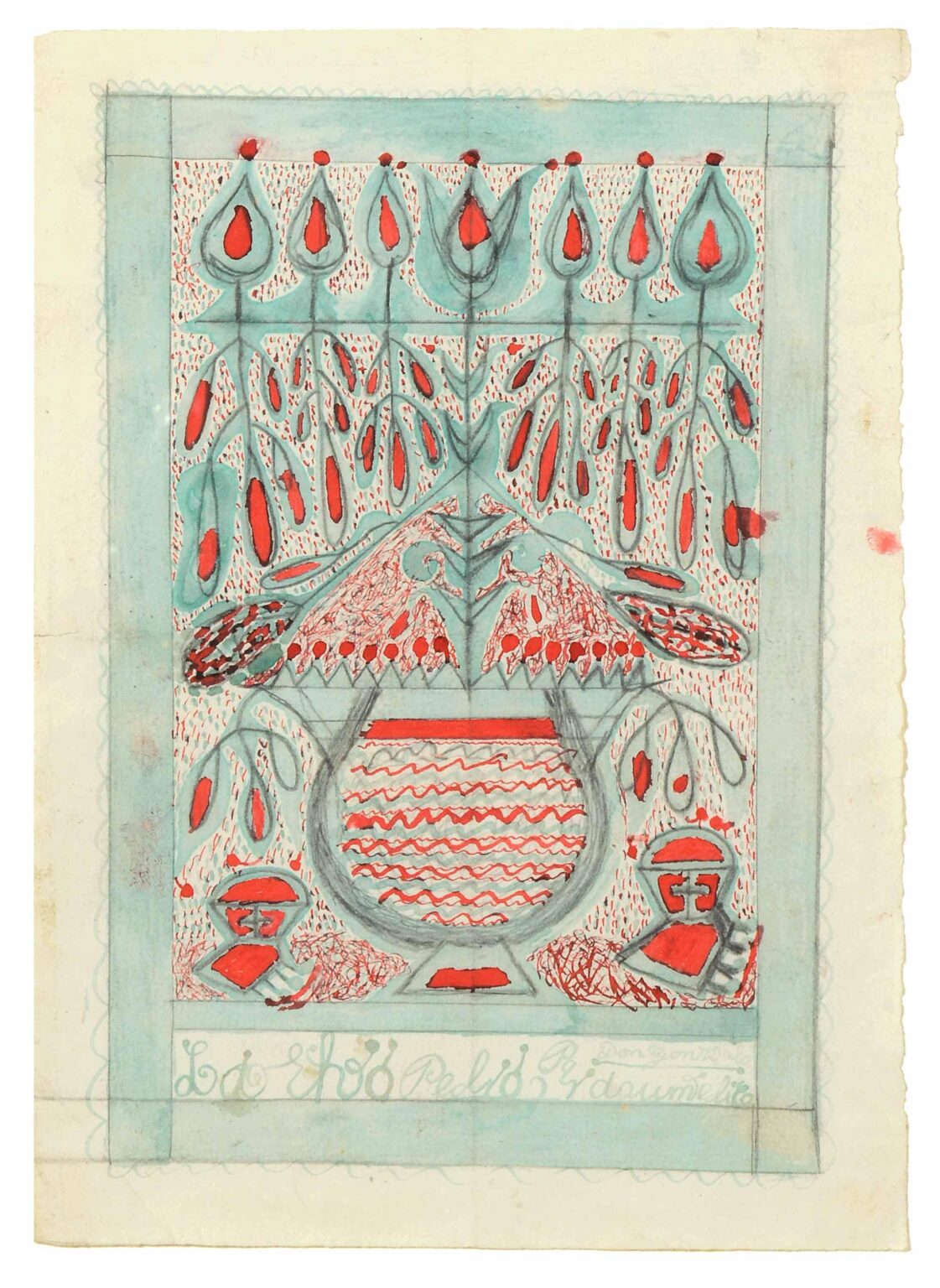 ohne Titel (Ornamente) - Pedro Alonso Ruiz 