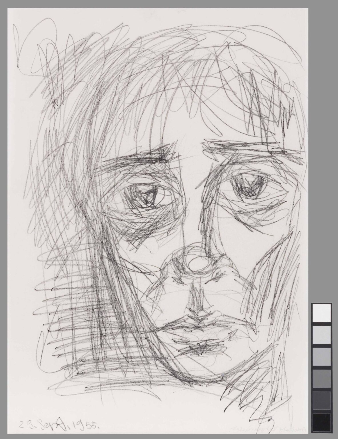 untitled (face) - Adelheid Duvanel 