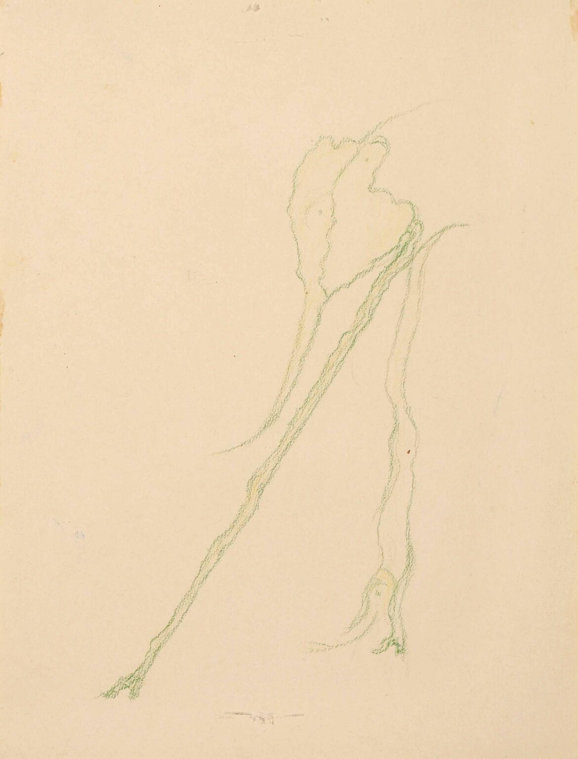 untitled (figure with long nose) - Heinrich Anton M&uuml;ller 