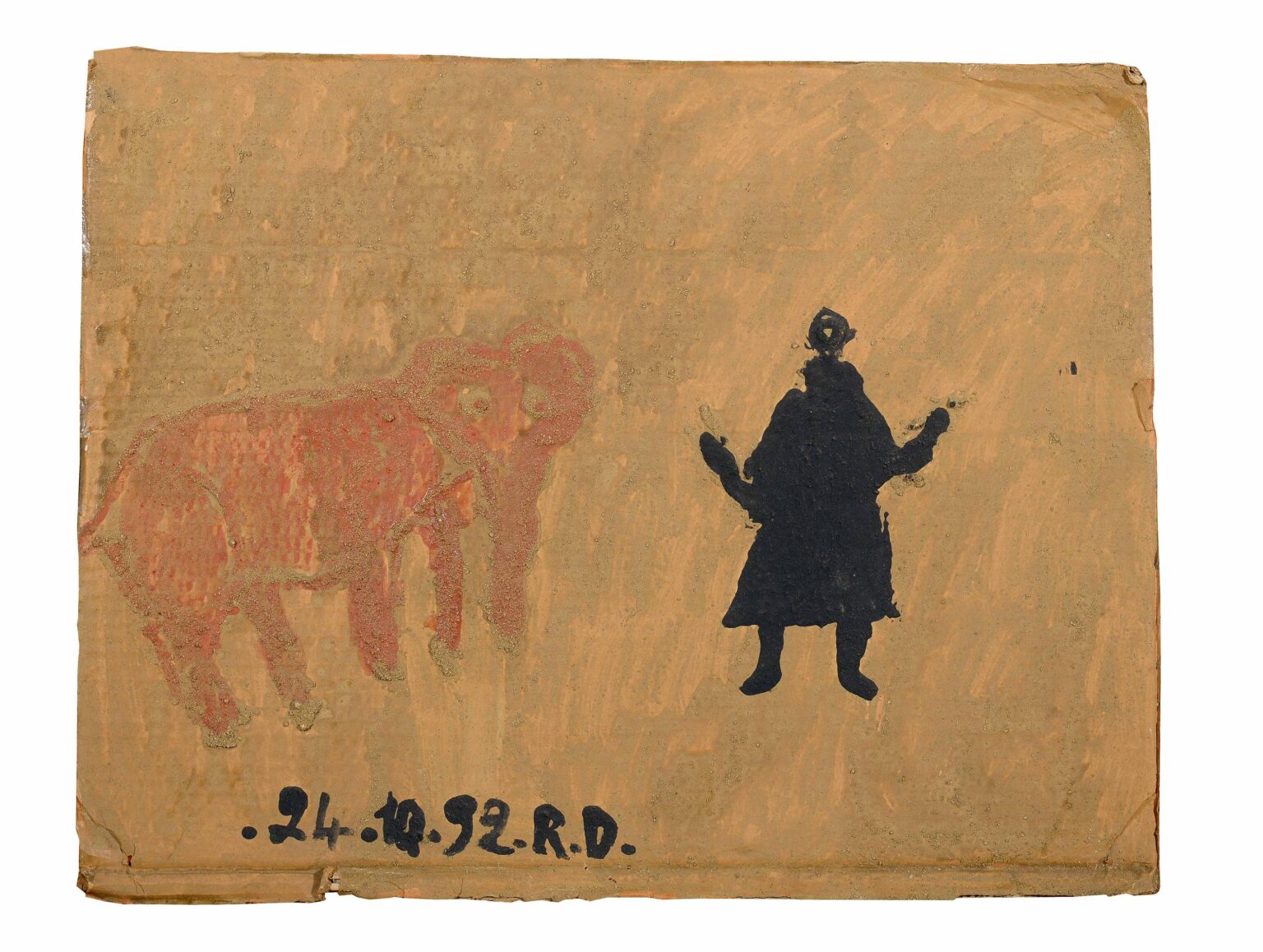 untitled (man with elephant) - Davide Mansueto Raggio 