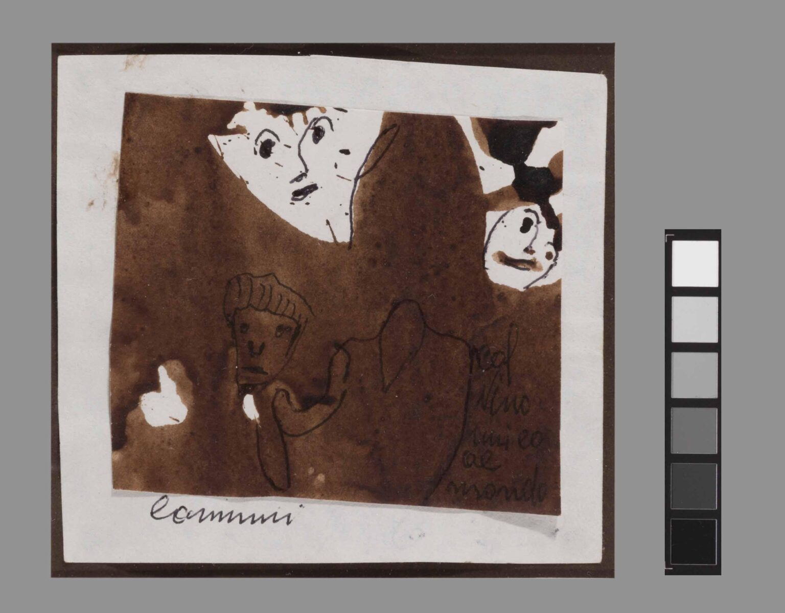 untitled (three faces) - Marcello Cammi 
