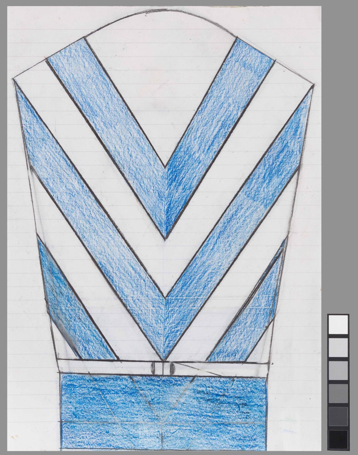 untitled (recto: top / verso: Oberteil) - Helene Reimann 