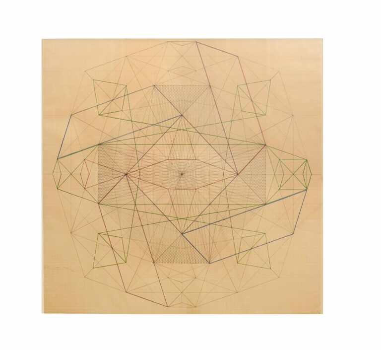 ohne Titel (geometrische Figur) - Emma Kunz 