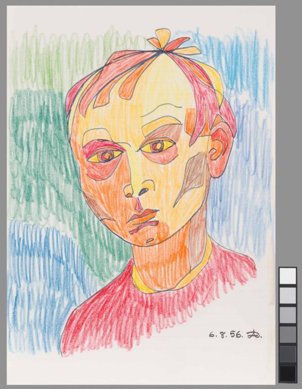 untitled (coloured man) - Adelheid Duvanel 