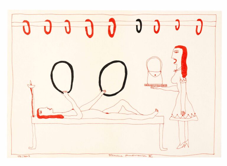 untitled (lying woman with two tires) - Marilena Pelosi 