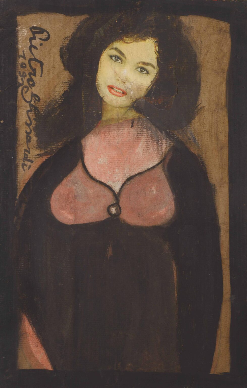 untitled (recto: beautiful Woman / verso: three women) - Pietro Ghizardi 