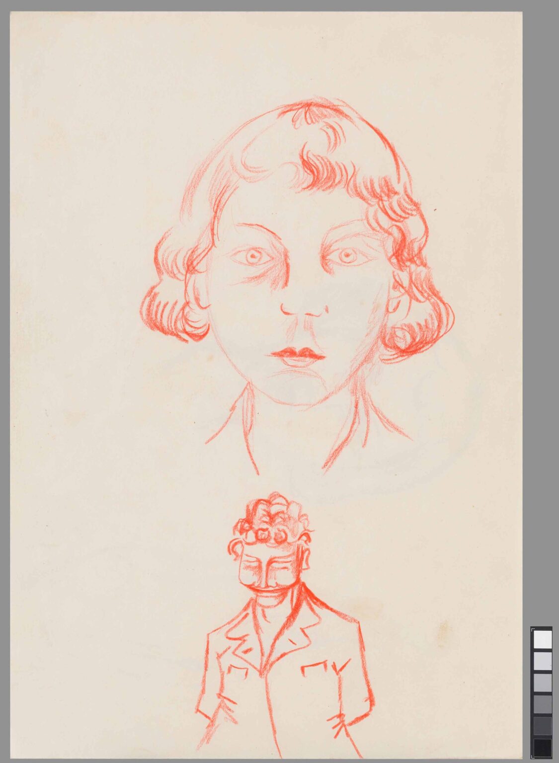 untitled (red face) - Aurel Iselst&ouml;ger 