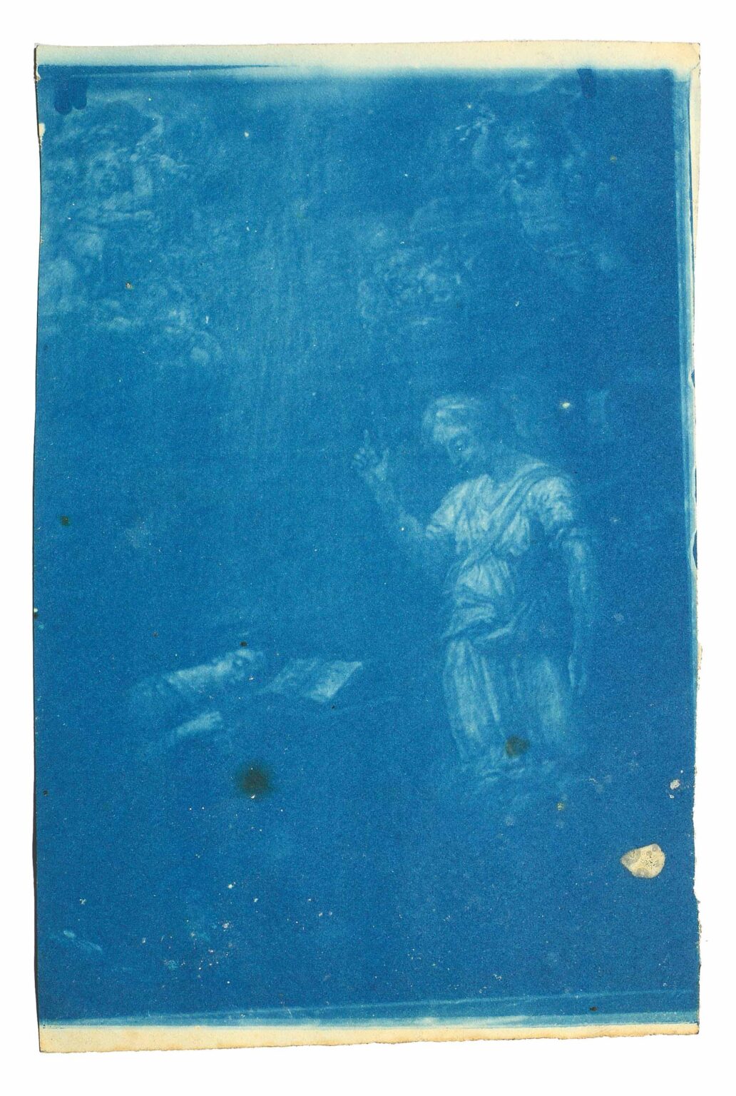 ohne Titel (recto: Comte de, mediumistisches Alphabet / verso: comte de, mediumistisches Alphabet ) - Gustave Le Goarant Comte de Tromelin 