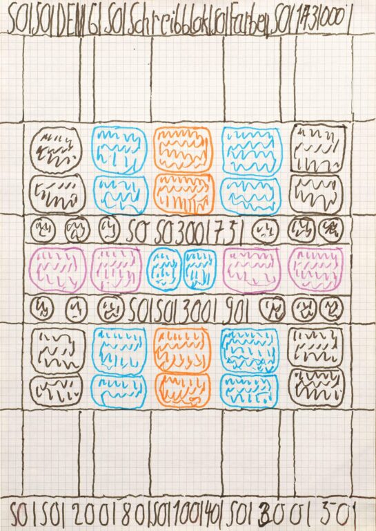 untitled (So/So/Notepapercolours) - Jakob Morf 