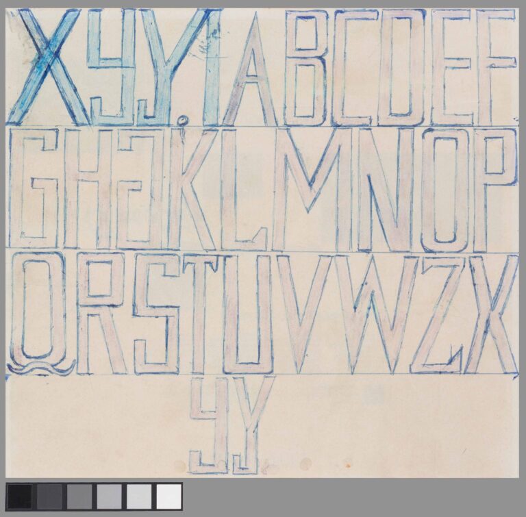 alphabet - Alfred Leuzinger 