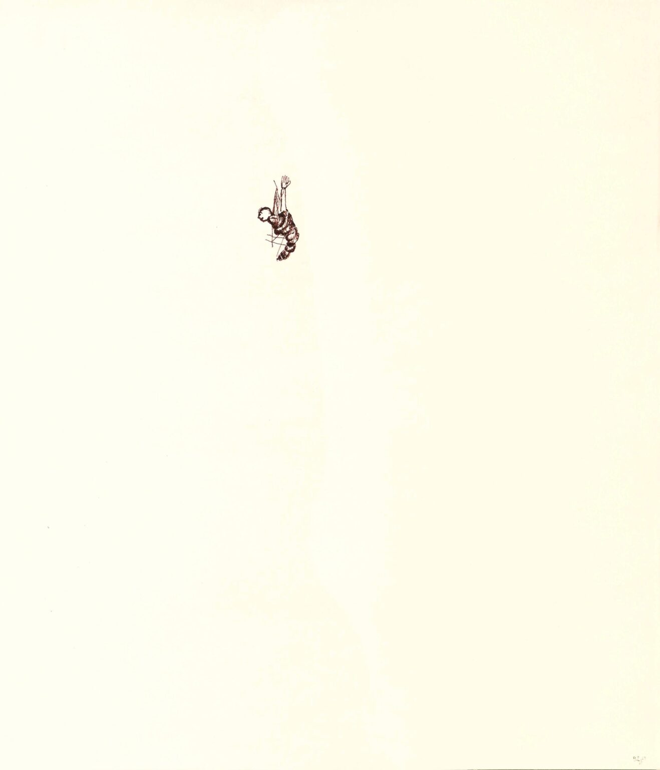 untitled (man in a cocoon) - Philippe Saxer 