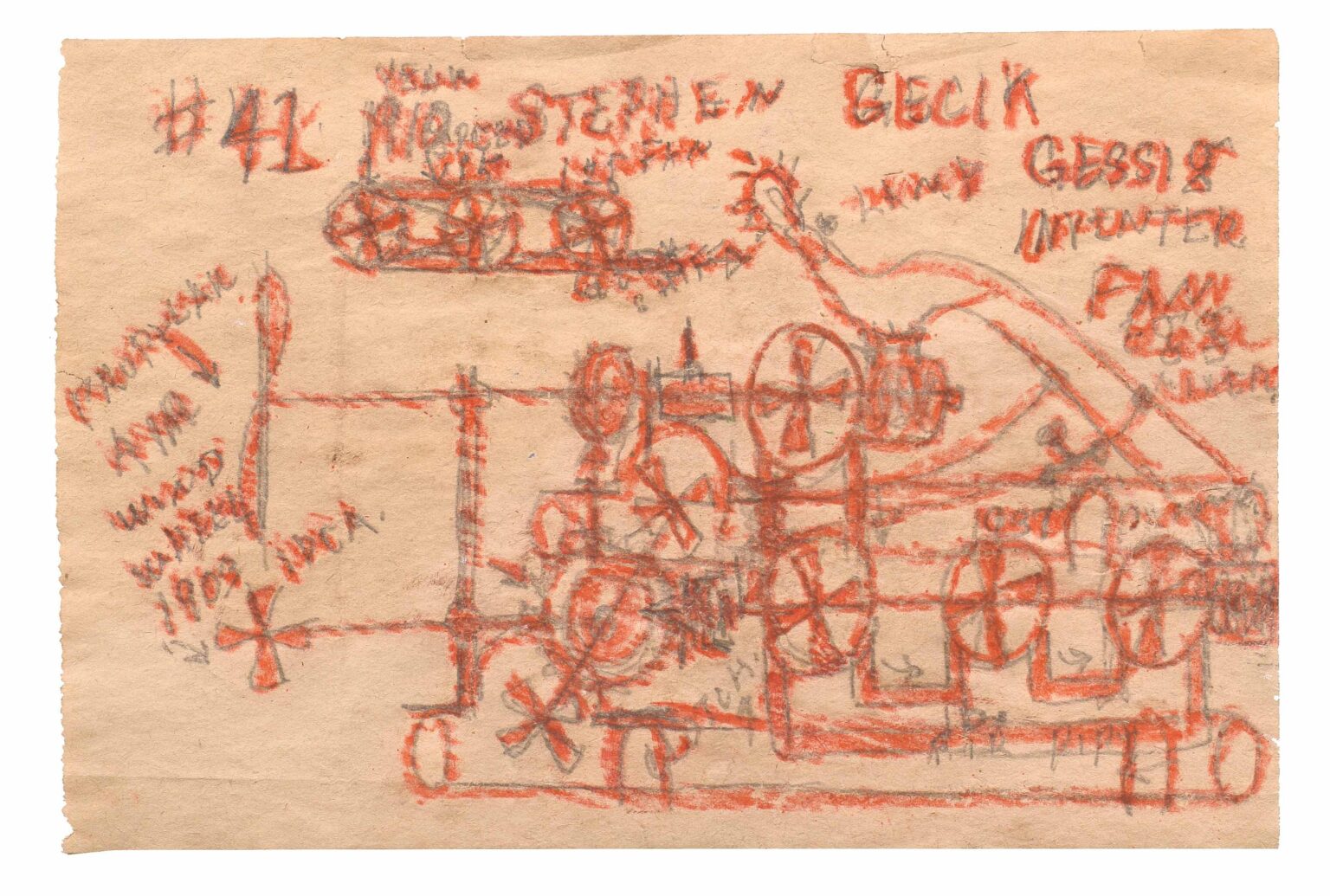 untitled (red machine number 41) - Stephen Gecik Gessig 