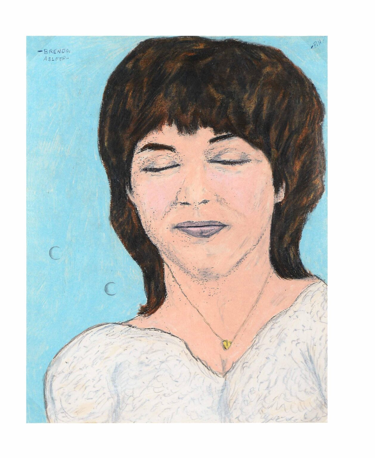 Brenda Asleep (blue) - Paul Humphrey 