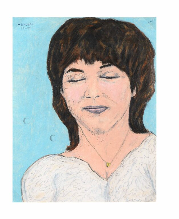 Brenda Asleep (blue) - Paul Humphrey 