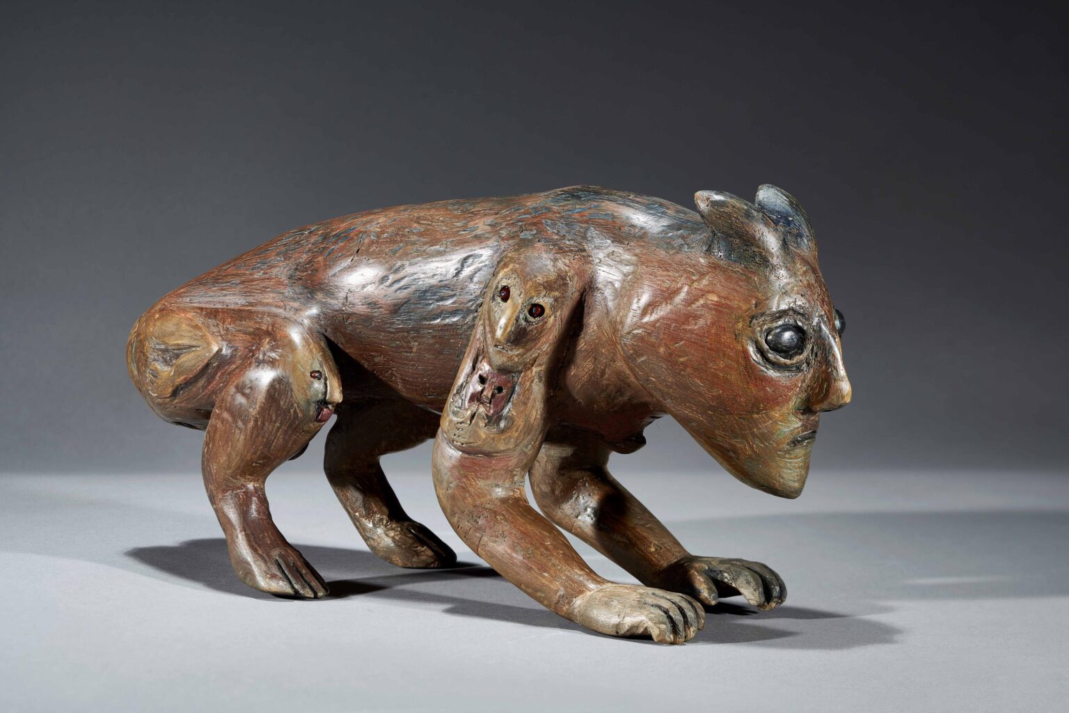 untitled (animal with faces on ass) - Richard C. Smith 