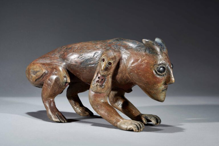untitled (animal with faces on ass) - Richard C. Smith 