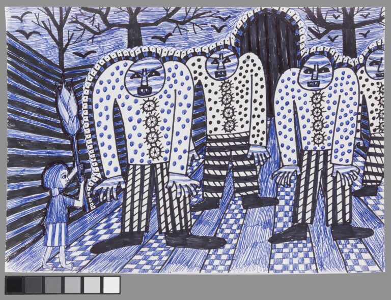 untitled (four prisoners) - Adelheid Duvanel 