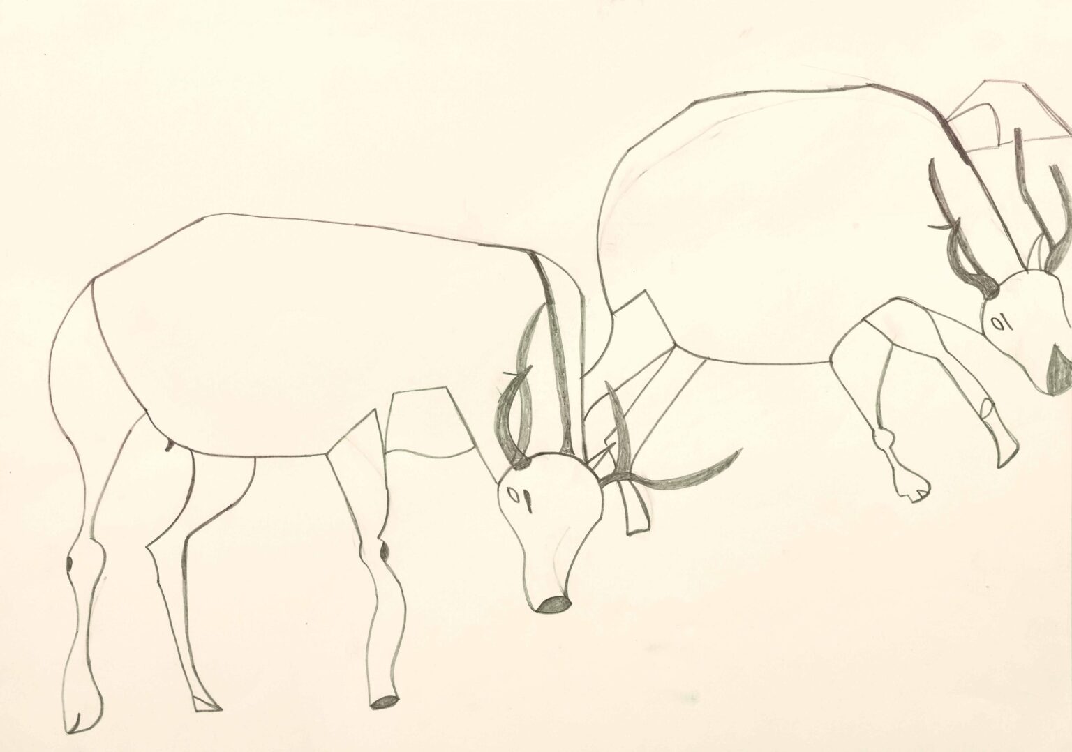 untitled (deers) - Pankraz Frenzel 