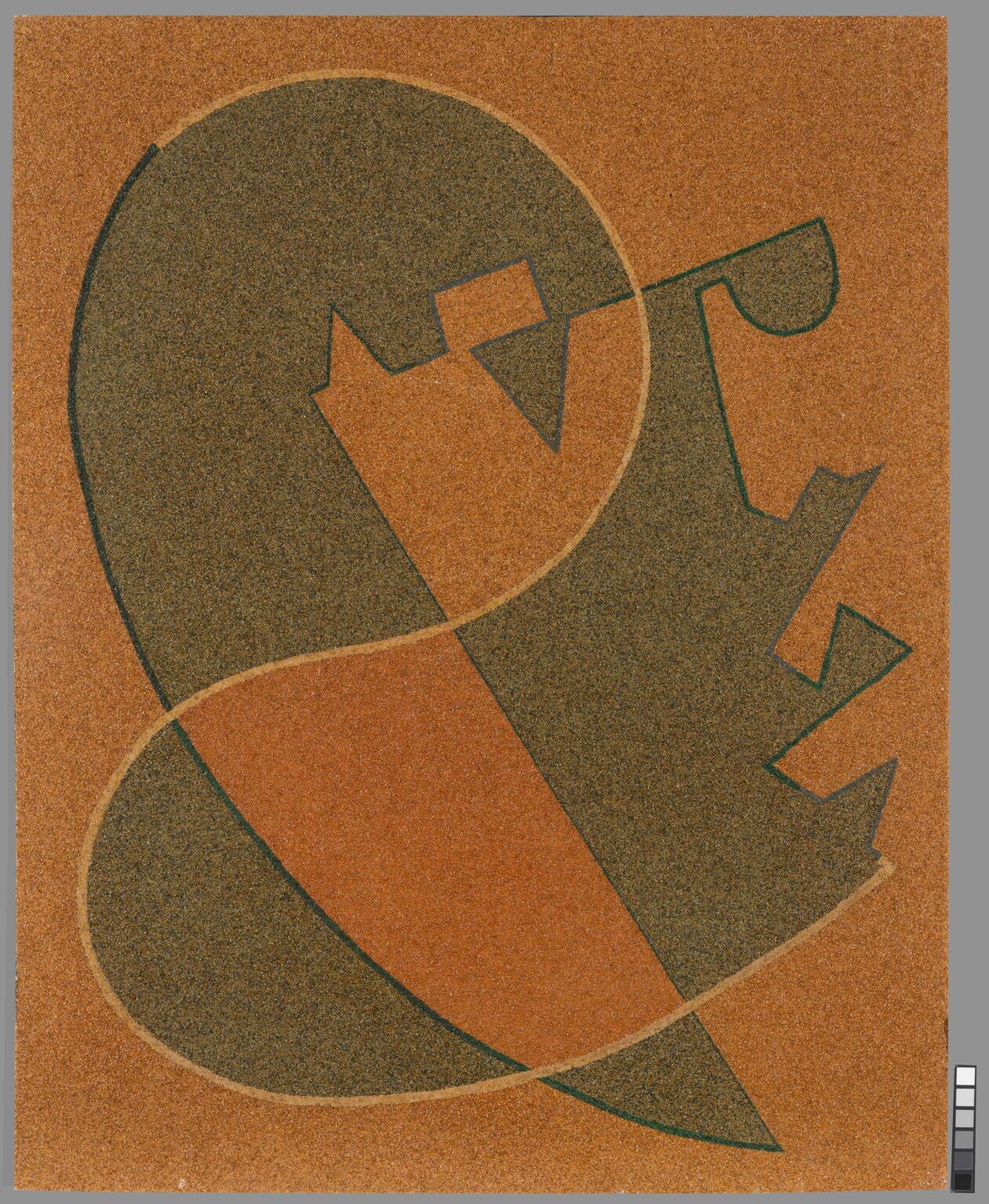 untitled (geometric figure) - Francis Palanque (gen. Palanc) 