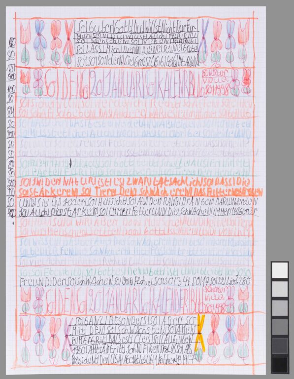 ohne Titel (So/So/Dem/Januarkalender) 